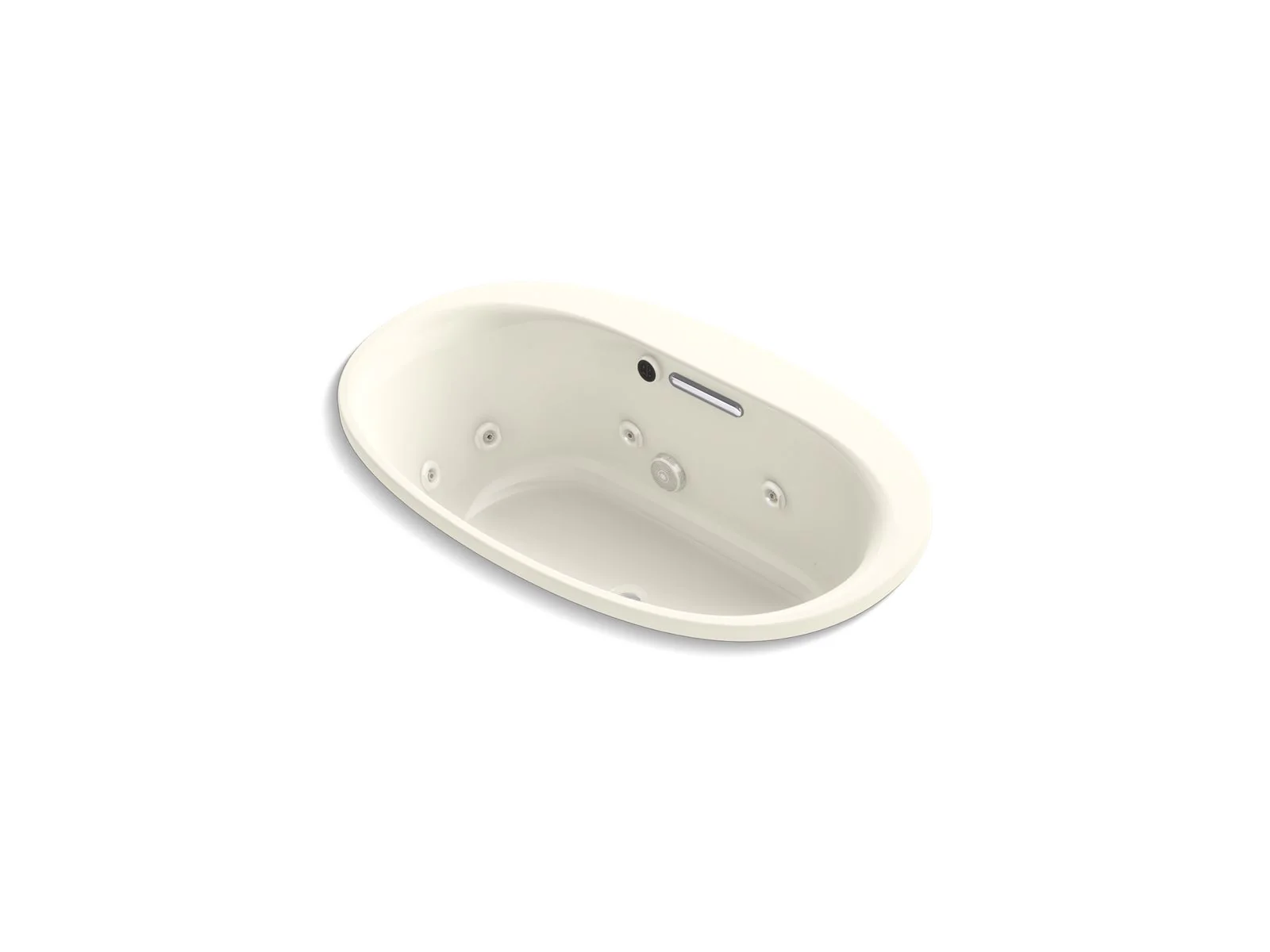 KOHLER K-5714-JH Underscore 60" x 36" drop-in heated whirlpool bath - Image 5