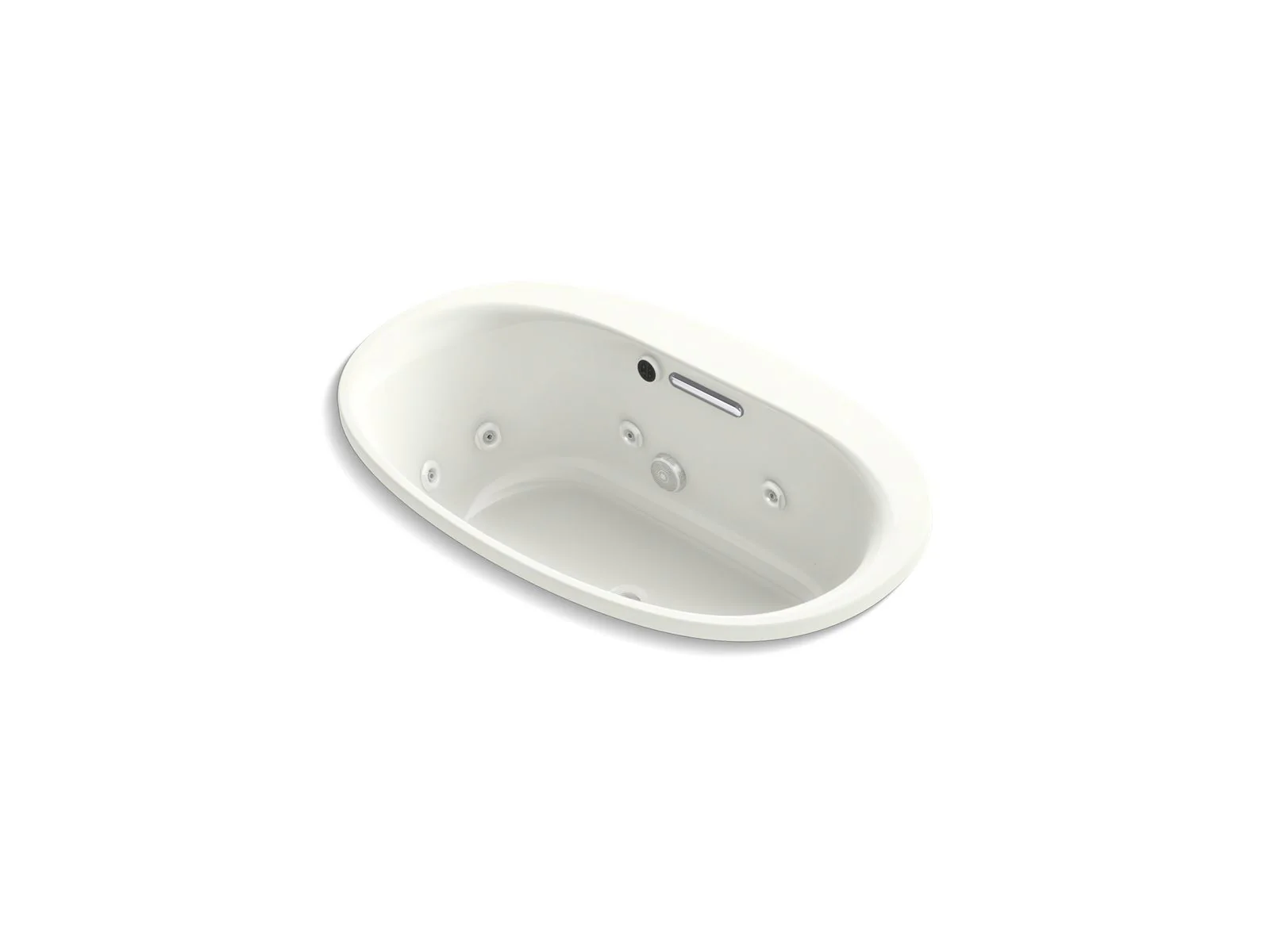 KOHLER K-5714-JH Underscore 60" x 36" drop-in heated whirlpool bath - Image 6