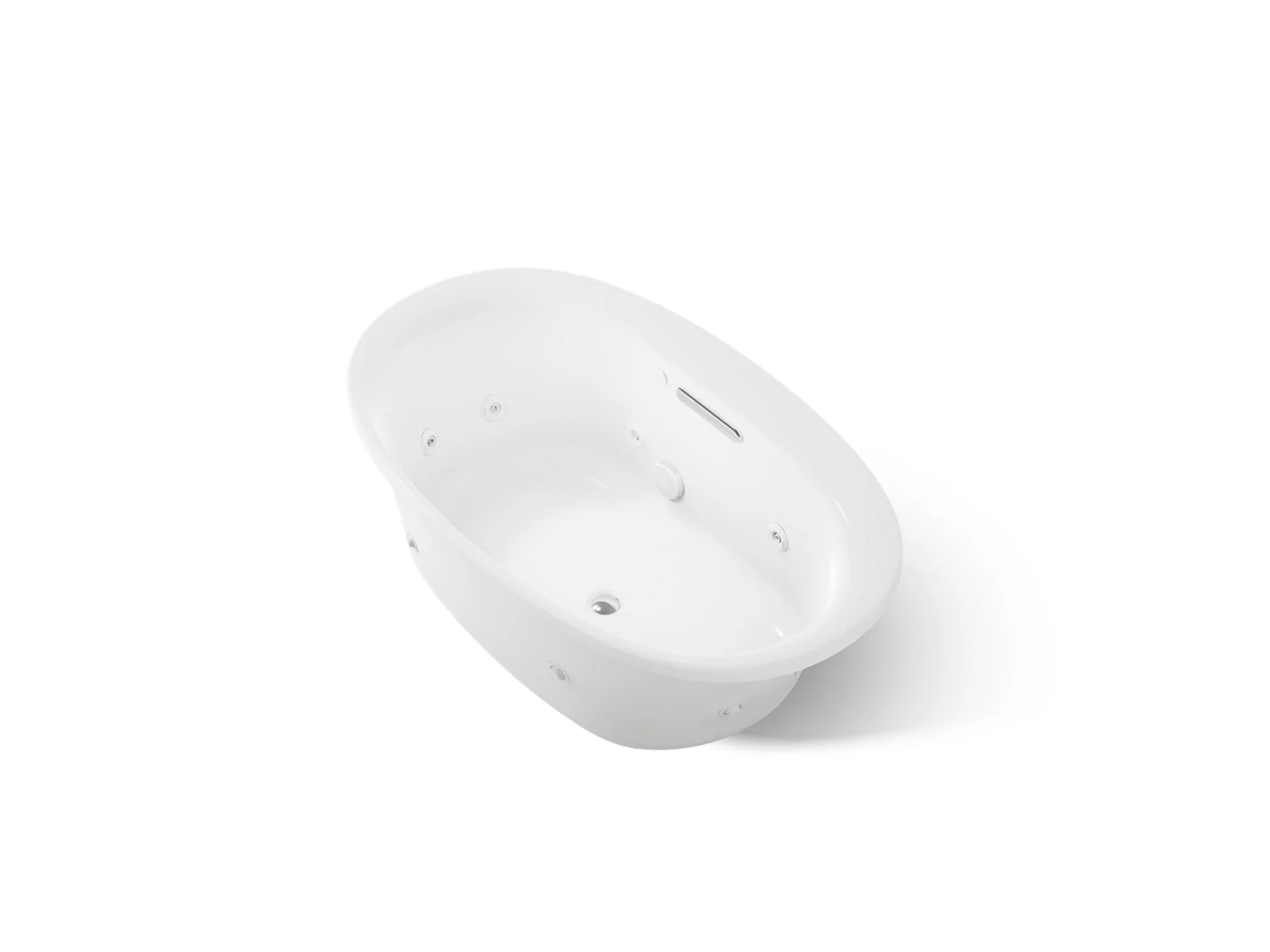 KOHLER K-5714-JH Underscore 60" x 36" drop-in heated whirlpool bath - Image 7