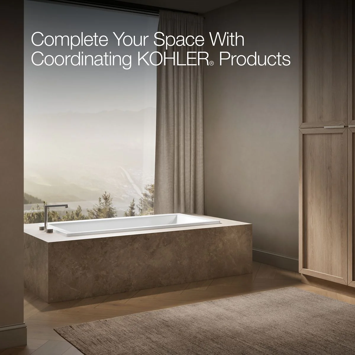 KOHLER K-1821 Underscore 66" x 32" drop-in bath - Image 18