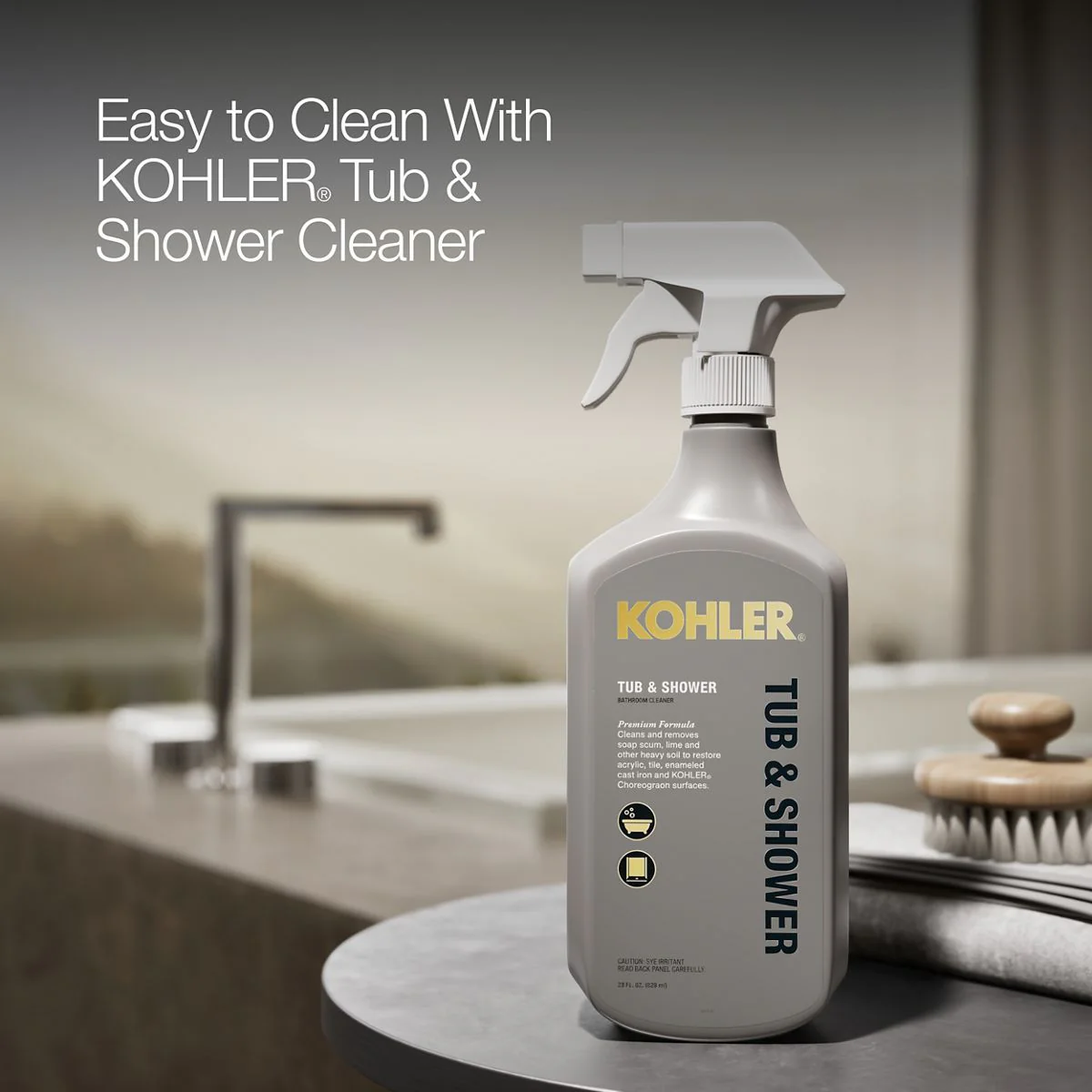 KOHLER K-1821 Underscore 66" x 32" drop-in bath - Image 9