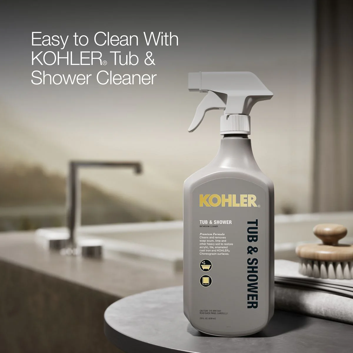 KOHLER K-1821-W1 Underscore 66" x 32" drop-in bath with Bask heated surface - Image 10