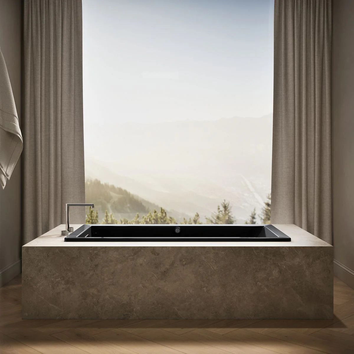 KOHLER K-1821-W1 Underscore 66" x 32" drop-in bath with Bask heated surface - Image 13