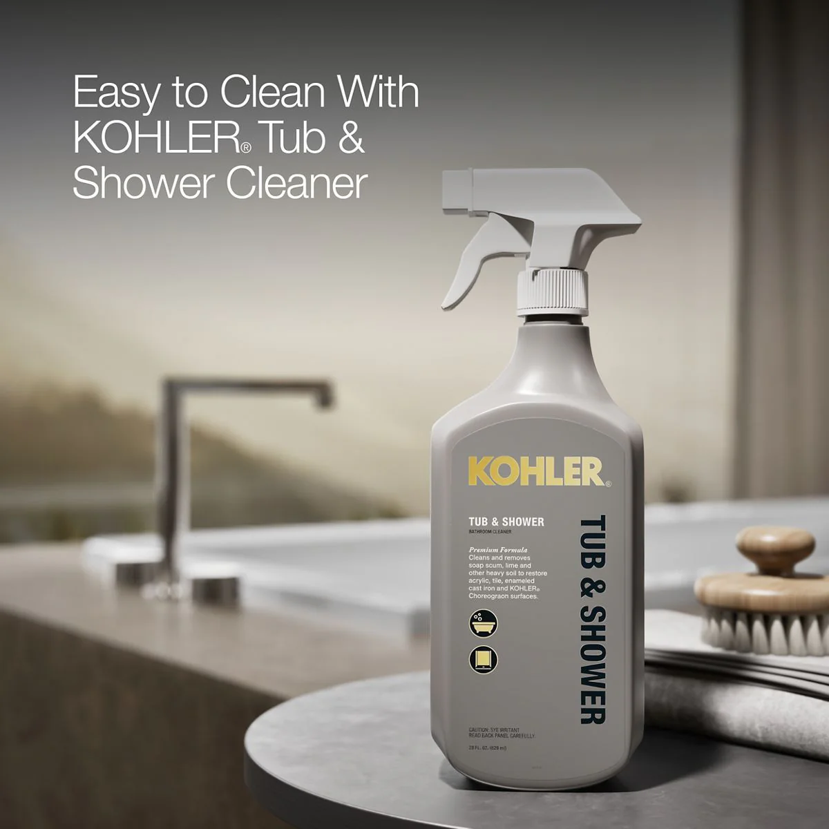 KOHLER K-1821-W1 Underscore 66" x 32" drop-in bath with Bask heated surface - Image 20