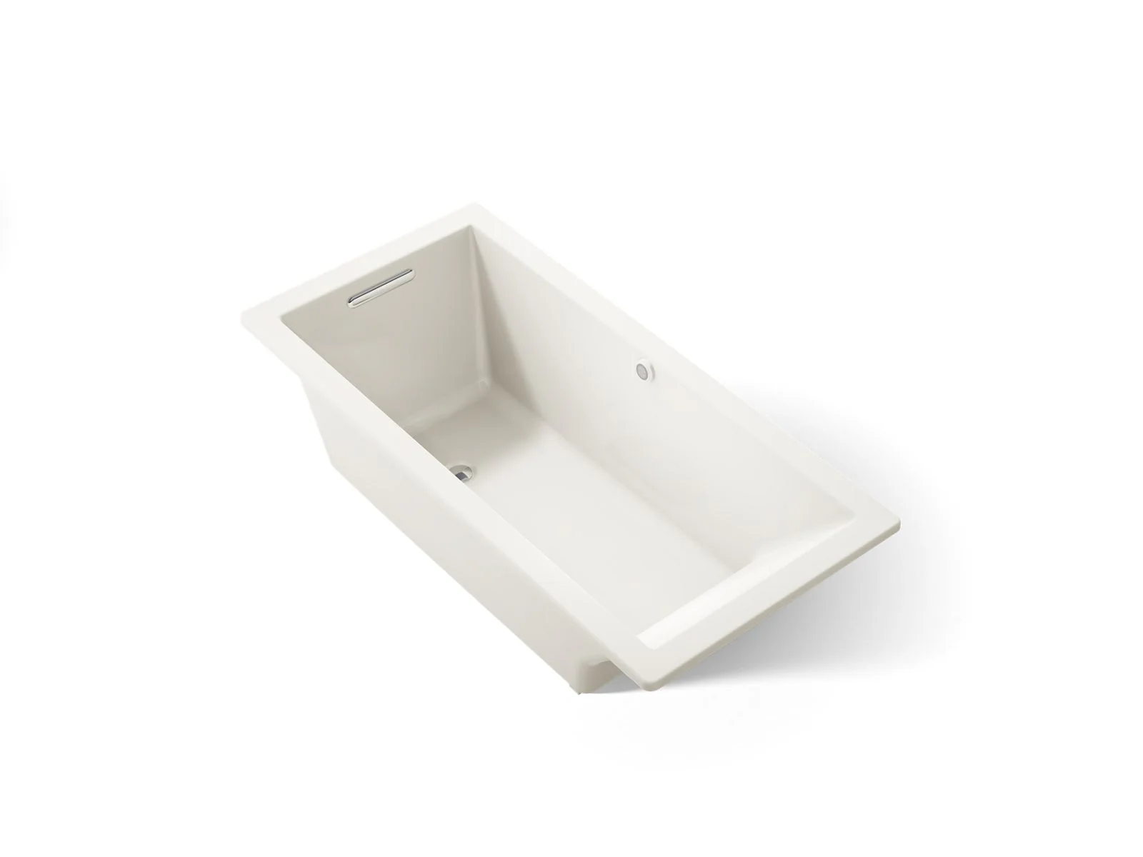 KOHLER K-1821-W1 Underscore 66" x 32" drop-in bath with Bask heated surface - Image 7