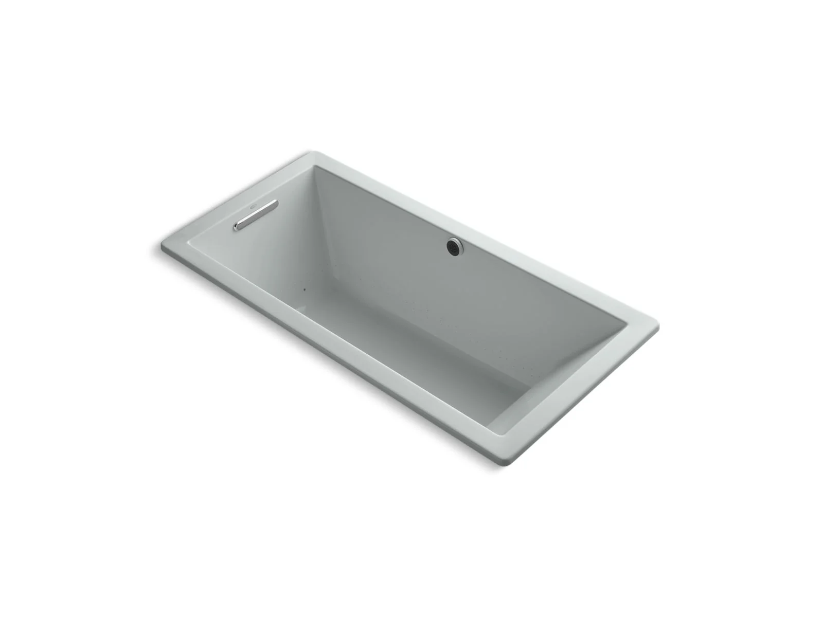KOHLER K-1822-GHW Underscore 66" x 32" drop-in Heated BubbleMassage air bath with Bask heated surface - Image 4