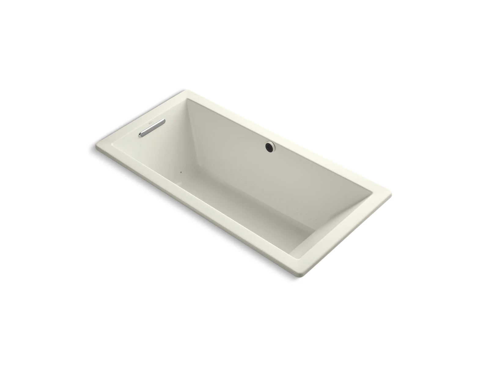 KOHLER K-1822-GHW Underscore 66" x 32" drop-in Heated BubbleMassage air bath with Bask heated surface - Image 5