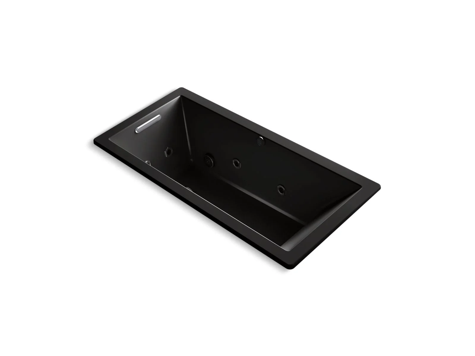 KOHLER K-1822-XHGH Underscore 66" x 32" drop-in Heated BubbleMassage air bath with whirlpool - Image 3