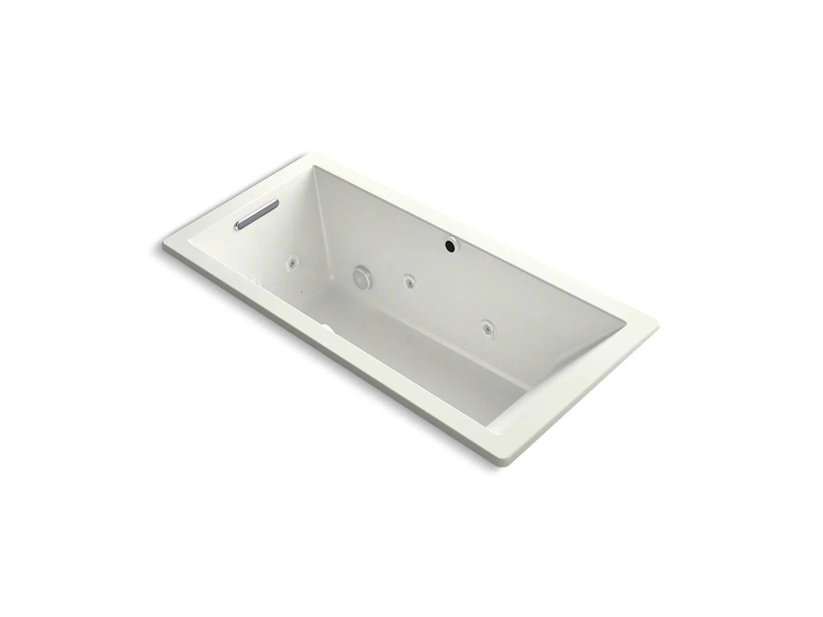 KOHLER K-1822-XHGH Underscore 66" x 32" drop-in Heated BubbleMassage air bath with whirlpool - Image 6