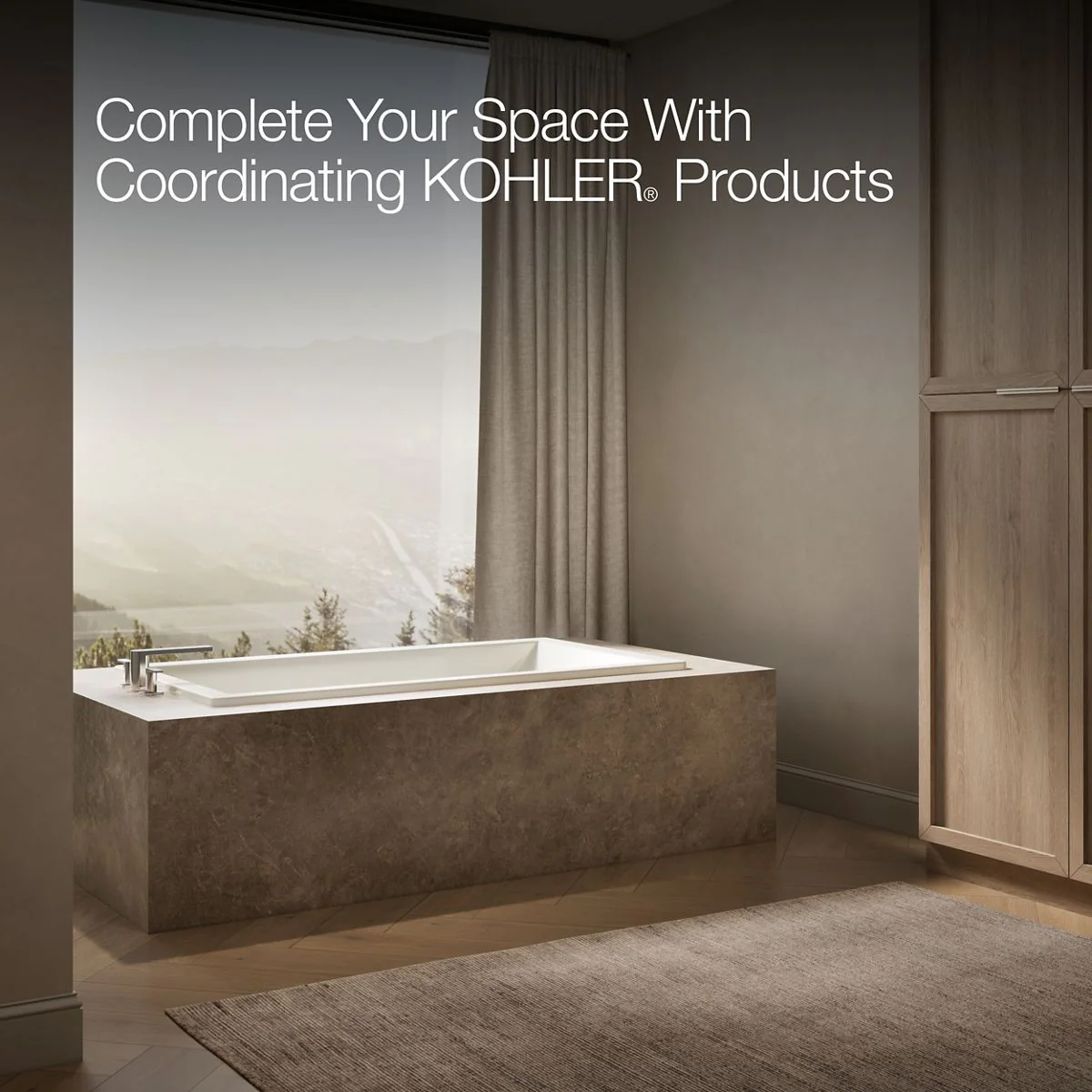 KOHLER K-1136 Underscore 66" x 36" drop-in bath - Image 8