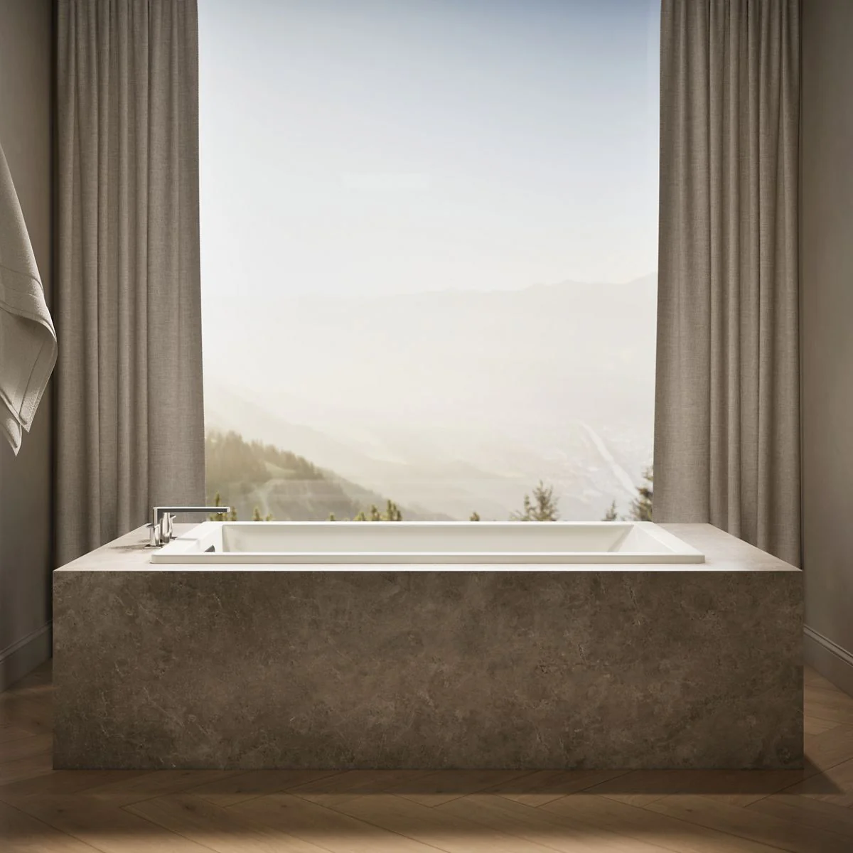 KOHLER K-1136 Underscore 66" x 36" drop-in bath - Image 9