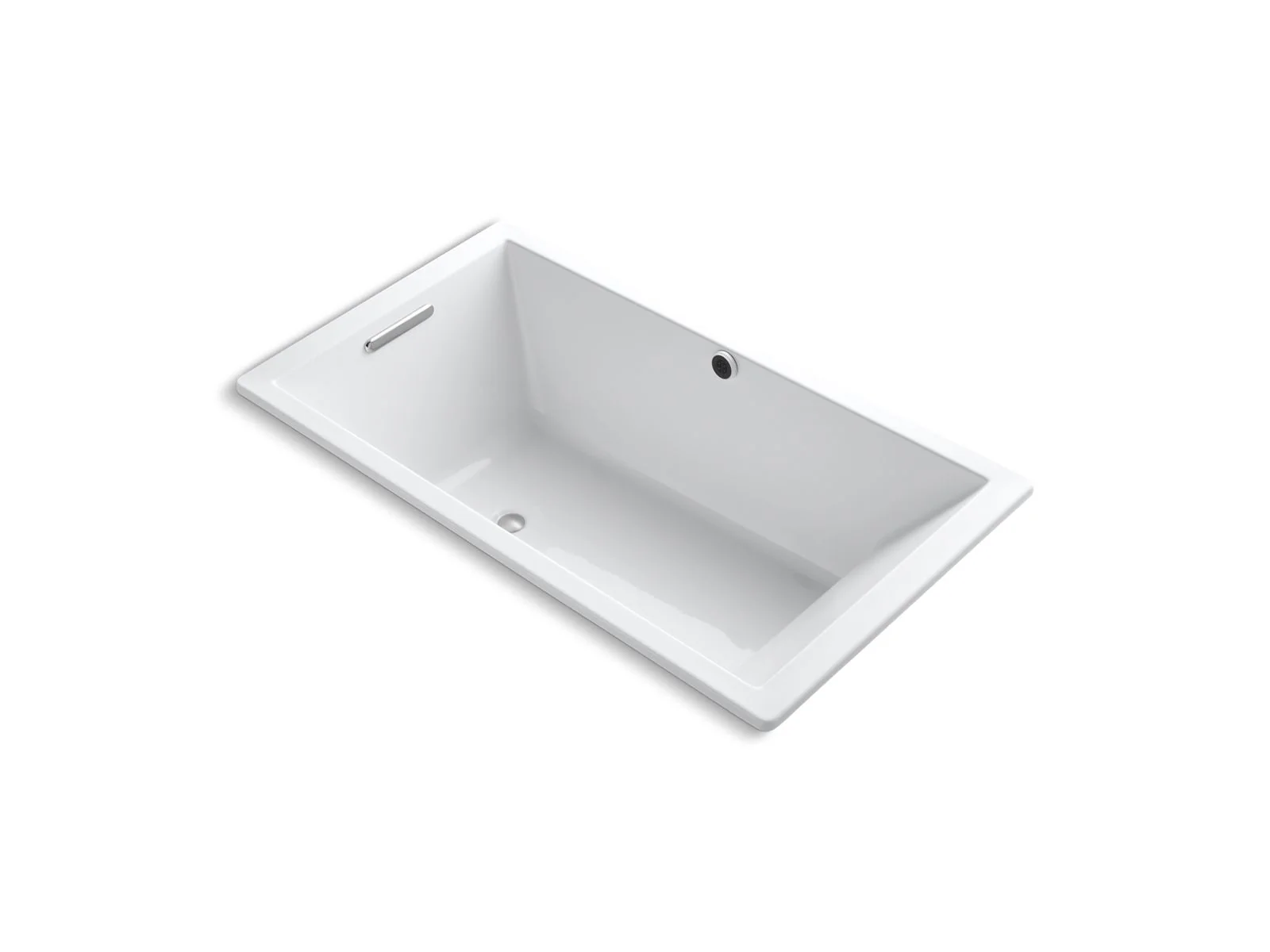 KOHLER K-1136-W1 Underscore 66" x 36" drop-in bath with Bask heated surface