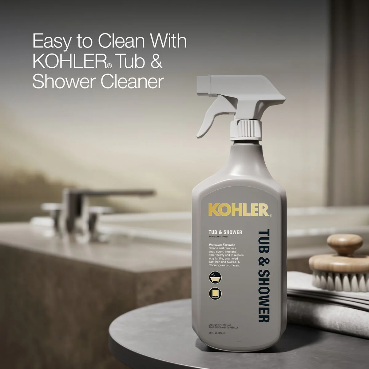 KOHLER K-1136-W1 Underscore 66" x 36" drop-in bath with Bask heated surface - Image 13