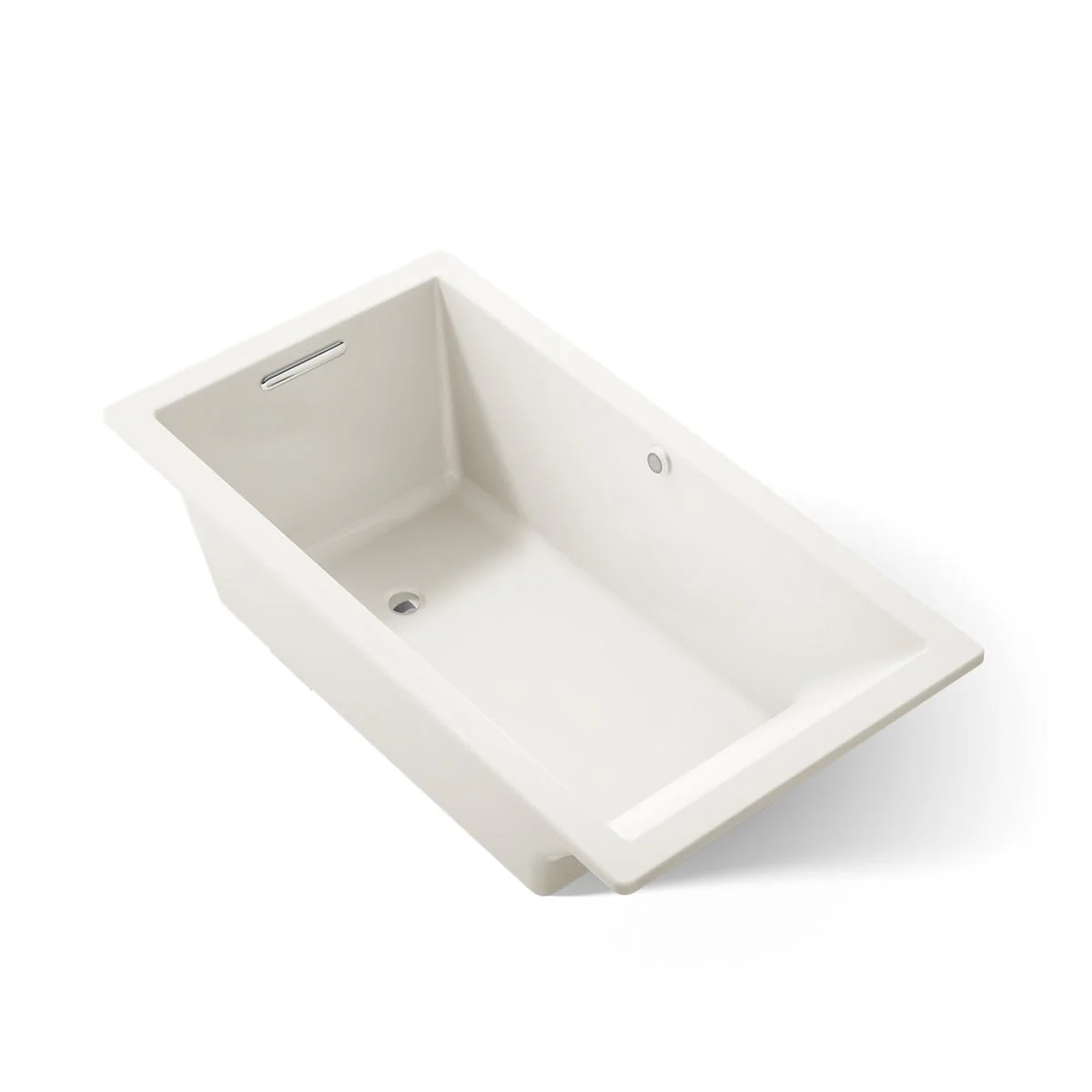 KOHLER K-1136-W1 Underscore 66" x 36" drop-in bath with Bask heated surface - Image 14