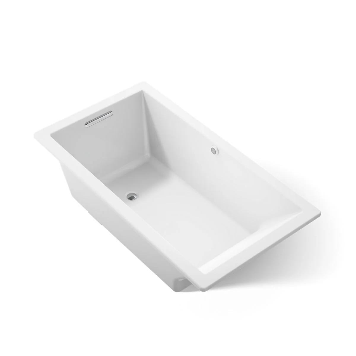 KOHLER K-1136-W1 Underscore 66" x 36" drop-in bath with Bask heated surface - Image 19