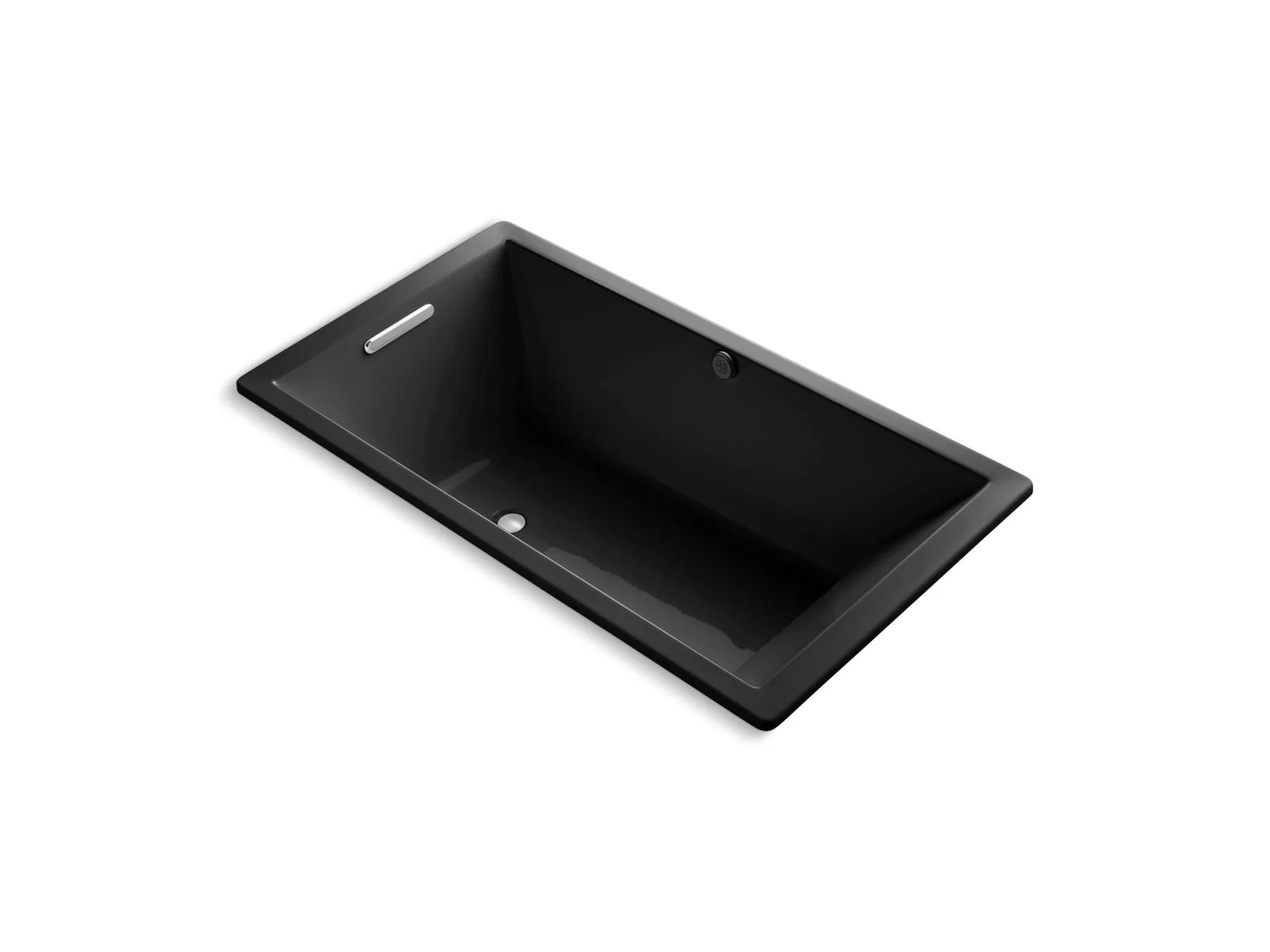KOHLER K-1136-W1 Underscore 66" x 36" drop-in bath with Bask heated surface - Image 3