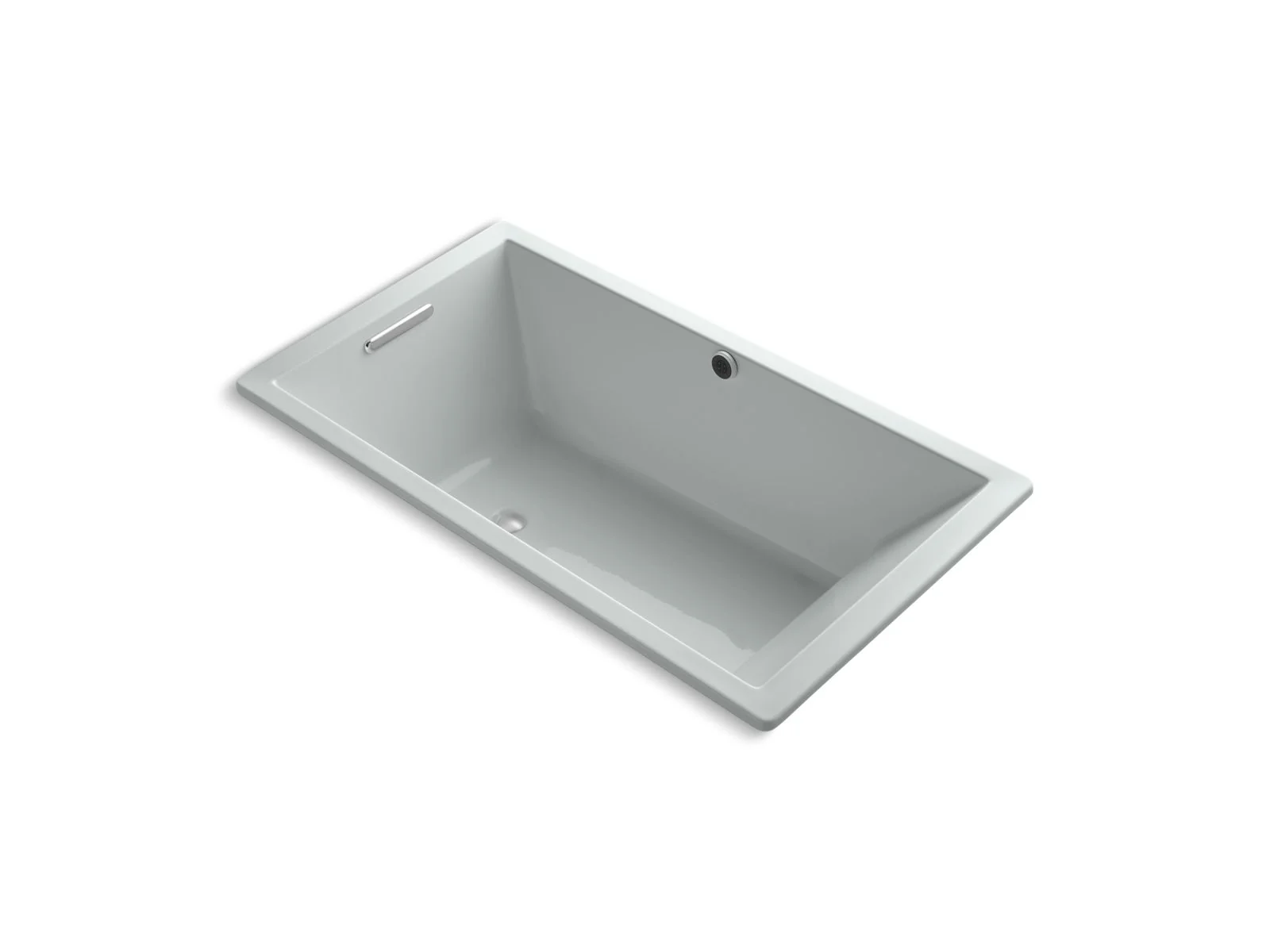 KOHLER K-1136-W1 Underscore 66" x 36" drop-in bath with Bask heated surface - Image 4