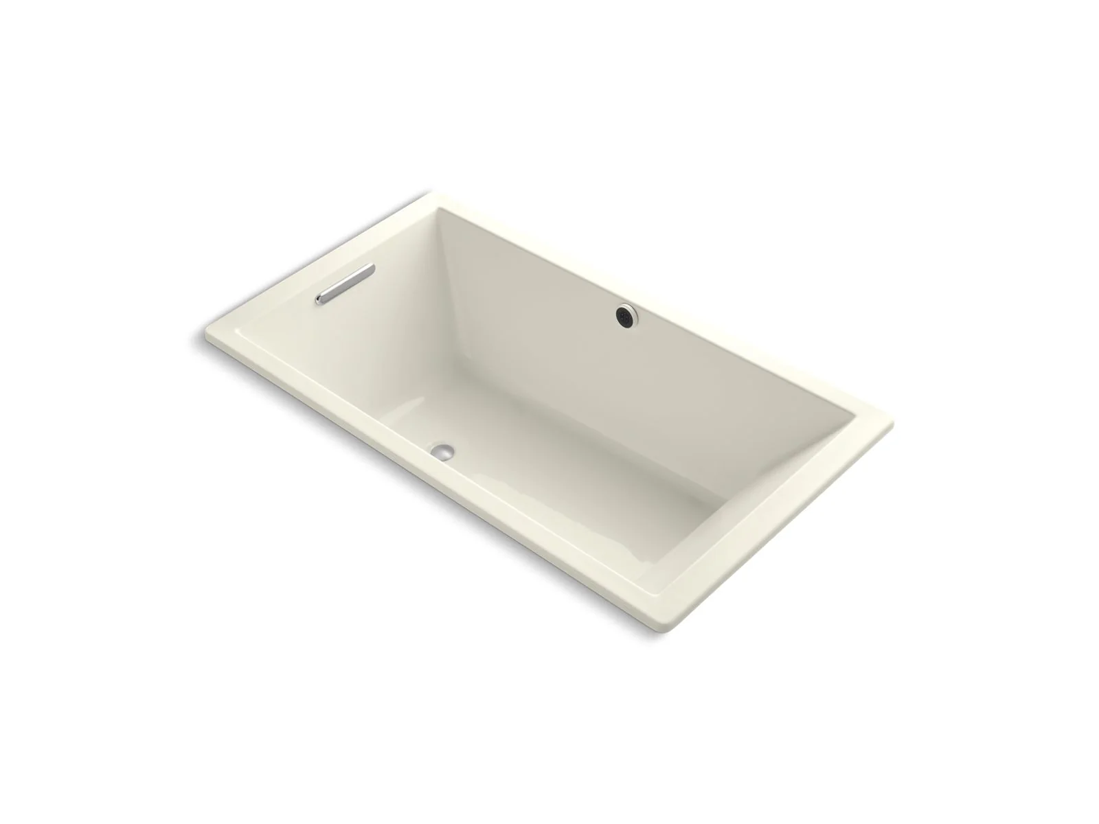 KOHLER K-1136-W1 Underscore 66" x 36" drop-in bath with Bask heated surface - Image 5