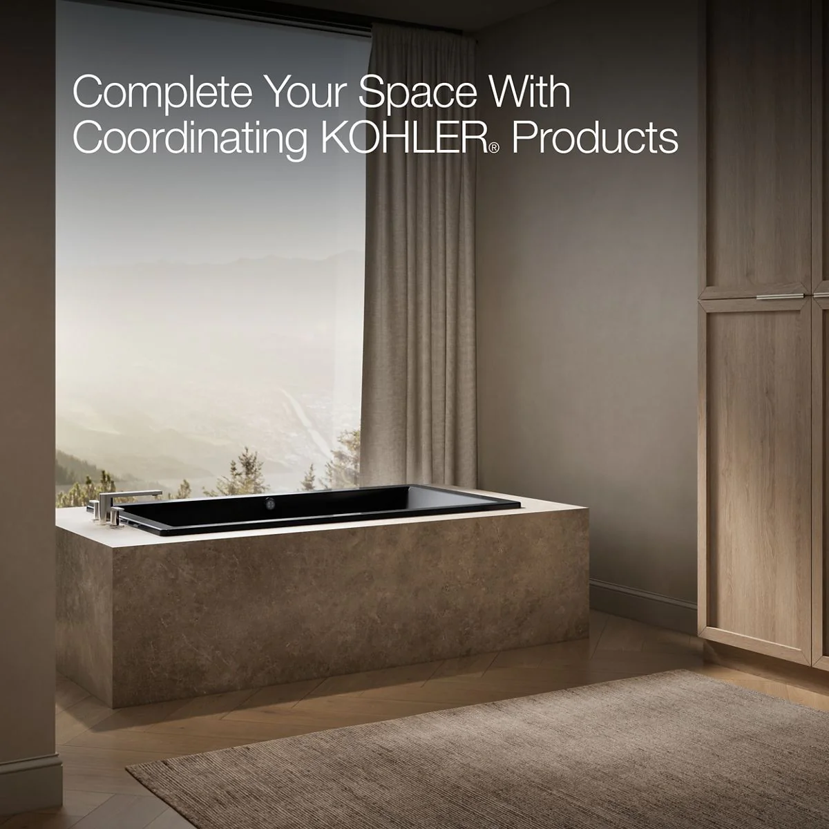 KOHLER K-1136-W1 Underscore 66" x 36" drop-in bath with Bask heated surface - Image 8