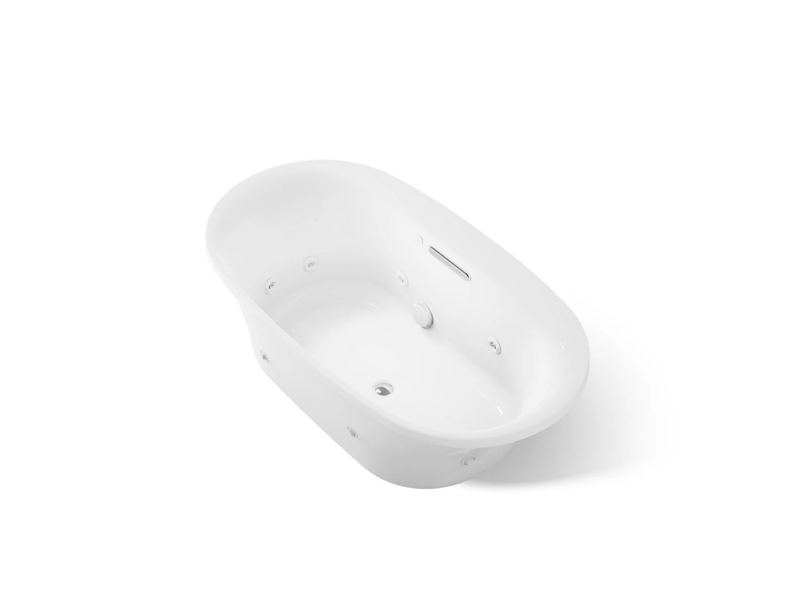 KOHLER K-5716-JH Underscore 66" x 36" drop-in heated whirlpool bath - Image 20