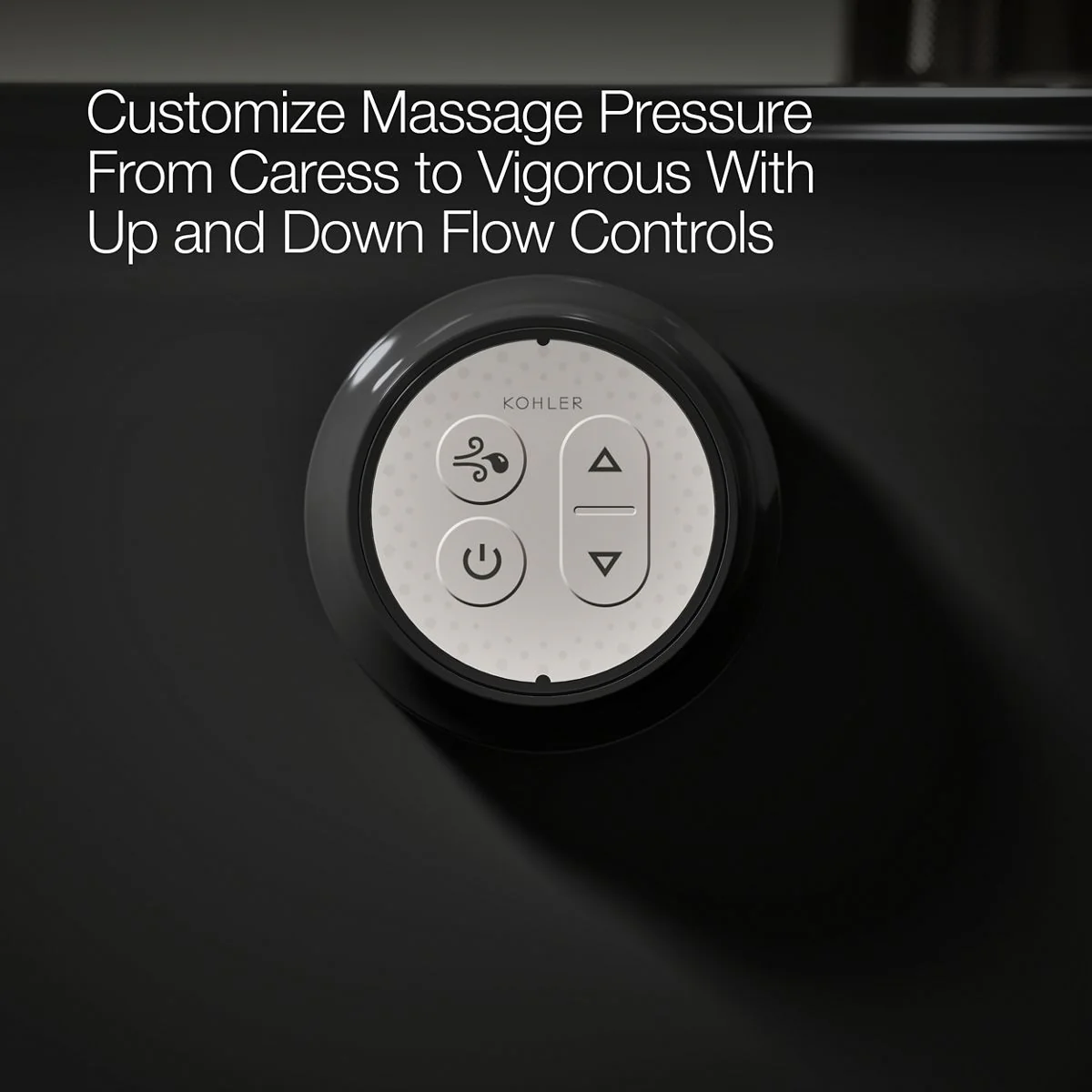 KOHLER K-5718-GHW Underscore 71-1/2" x 41-1/2" drop-in Heated BubbleMassage air bath with Bask heated surface - Image 16