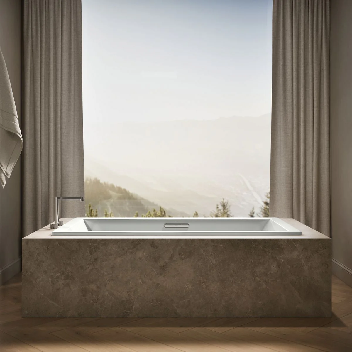KOHLER K-1834-W1 Underscore 72" x 36" drop-in bath with Bask heated surface - Image 14