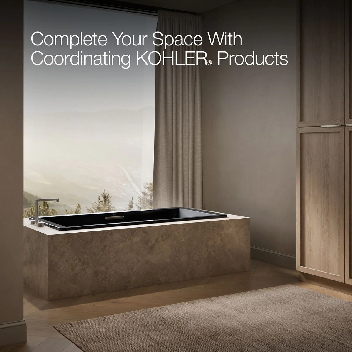 KOHLER K-1834-W1 Underscore 72" x 36" drop-in bath with Bask heated surface - Image 18