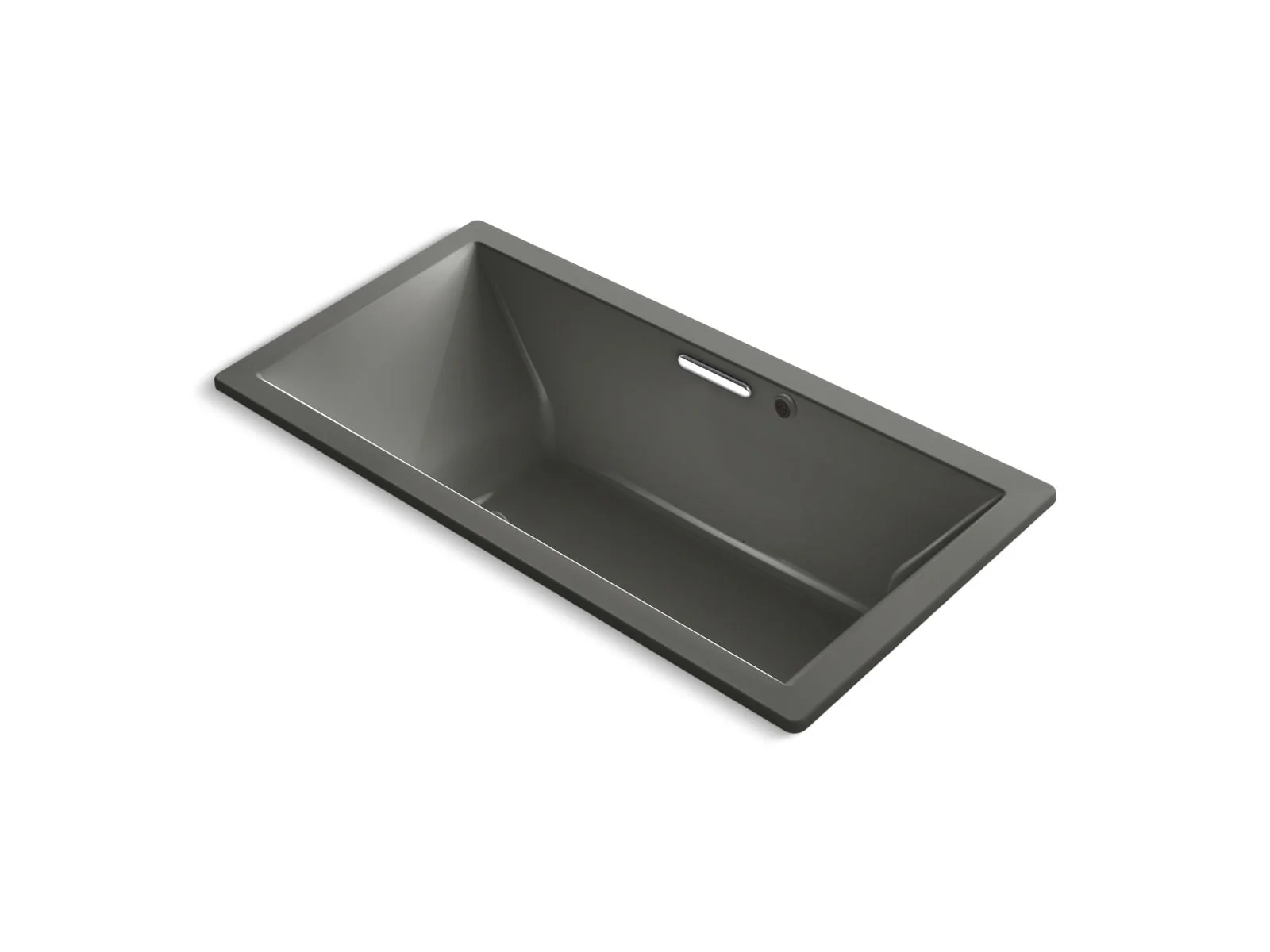 KOHLER K-1835-GHW Underscore 72" x 36" drop-in Heated BubbleMassage air bath with Bask heated surface - Image 2