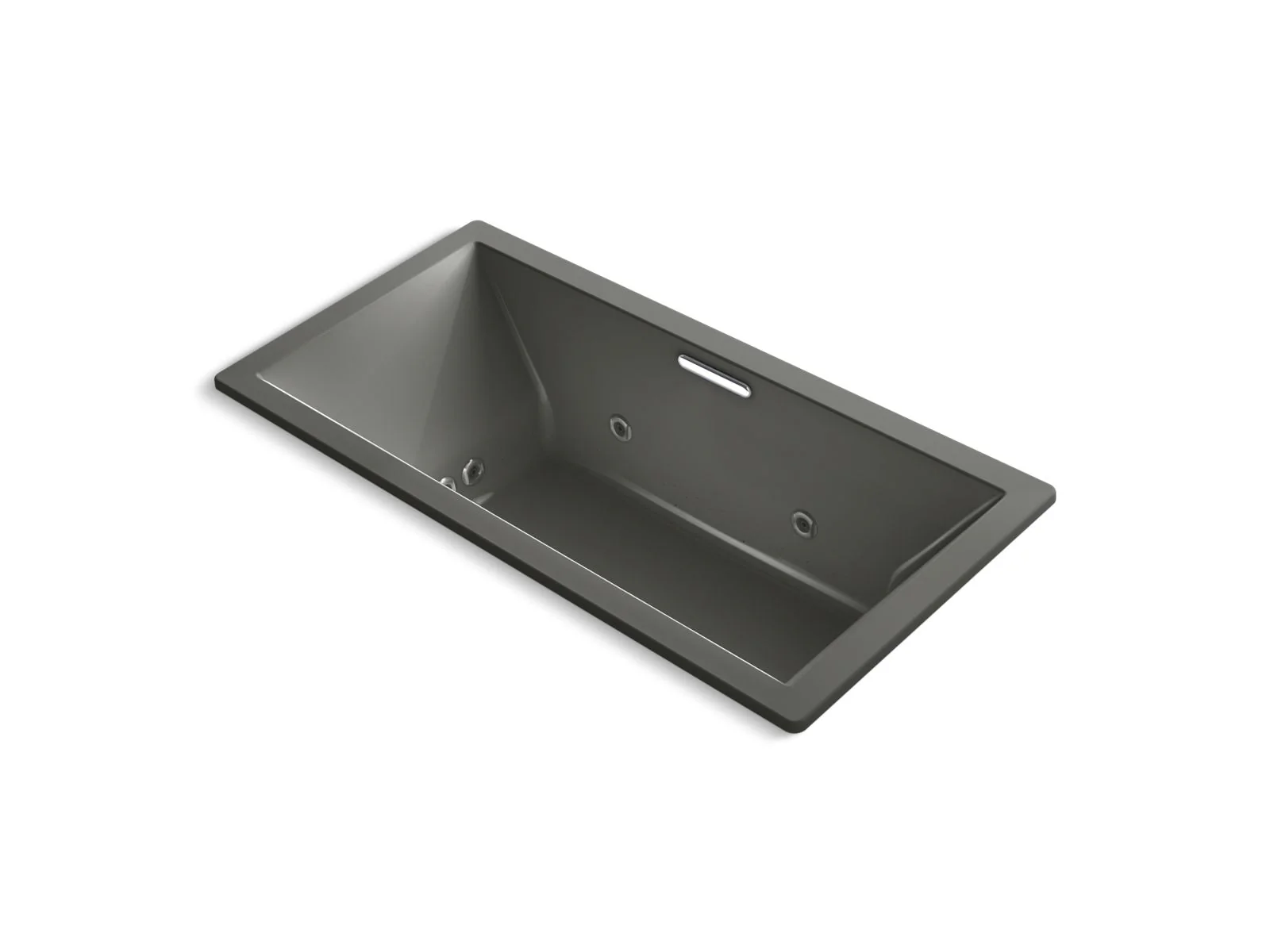 KOHLER K-1835-XHGH Underscore 72" x 36" drop-in Heated BubbleMassage air bath with whirlpool - Image 2