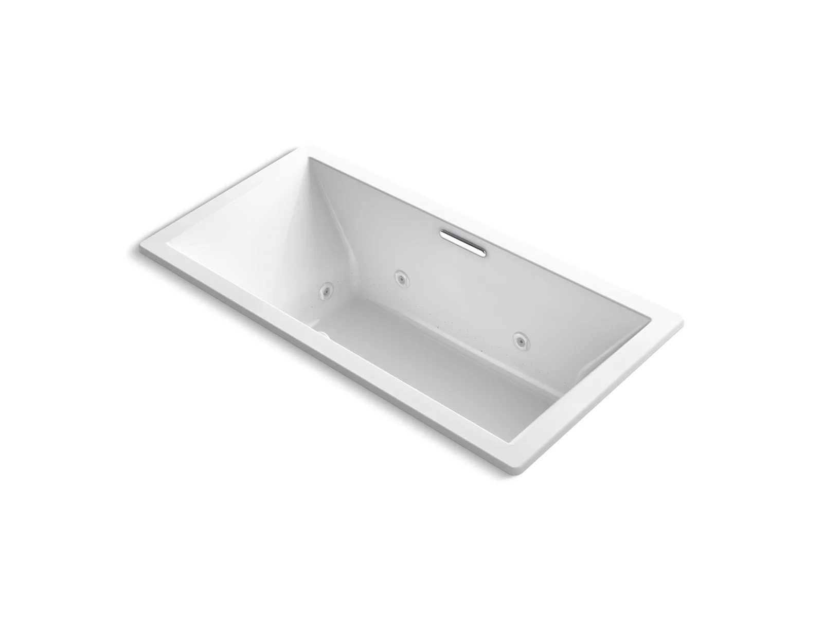 KOHLER K-1835-JH Underscore 72" x 36" drop-in heated whirlpool bath