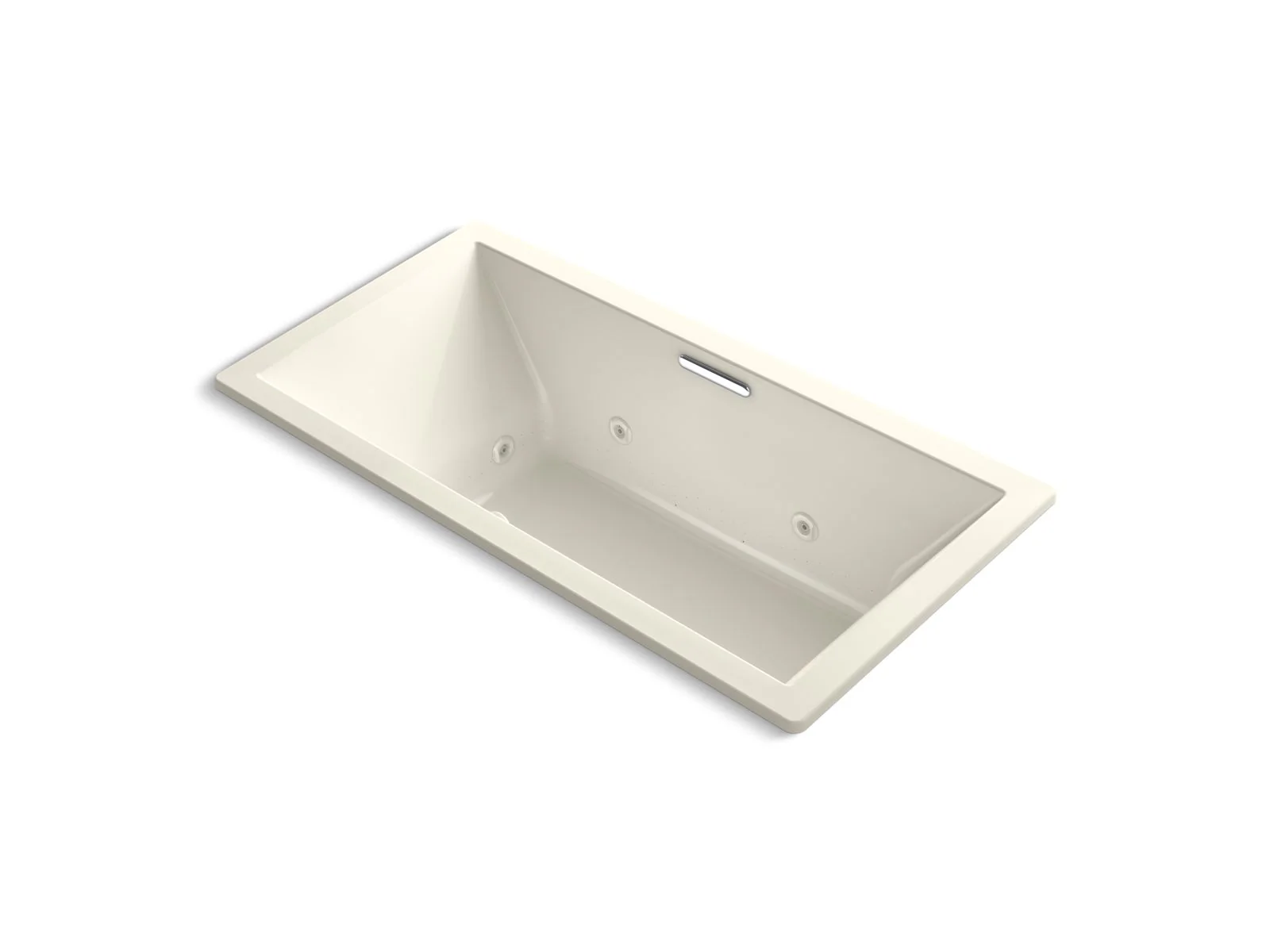 KOHLER K-1835-JH Underscore 72" x 36" drop-in heated whirlpool bath - Image 4