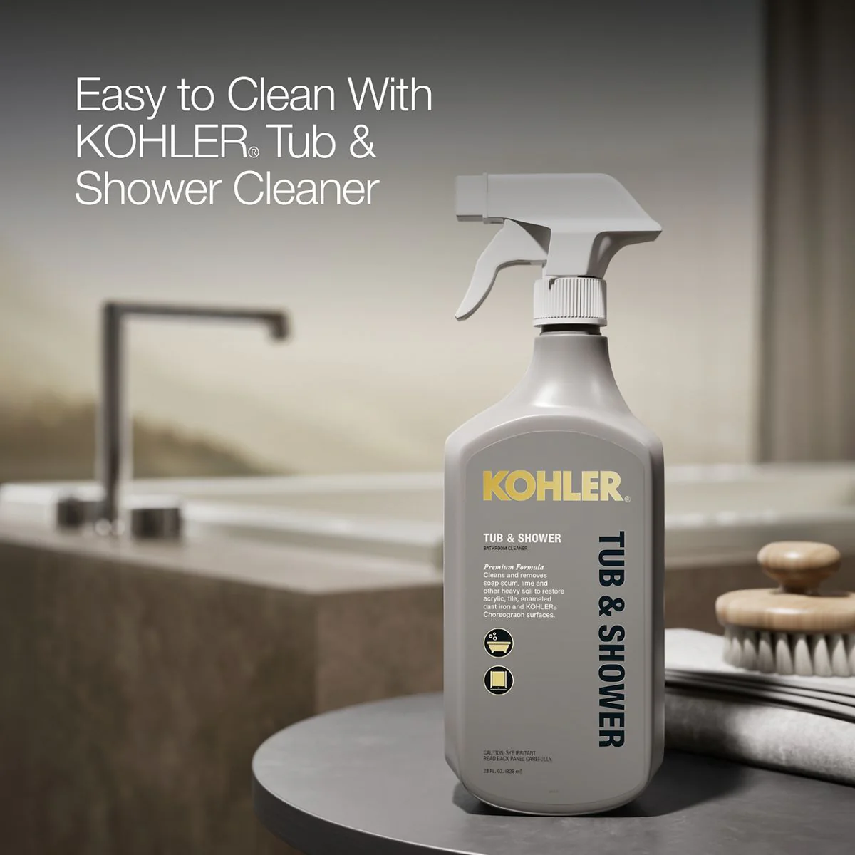 KOHLER K-1137-W1 Underscore 72" x 42" drop-in bath with Bask heated surface - Image 10