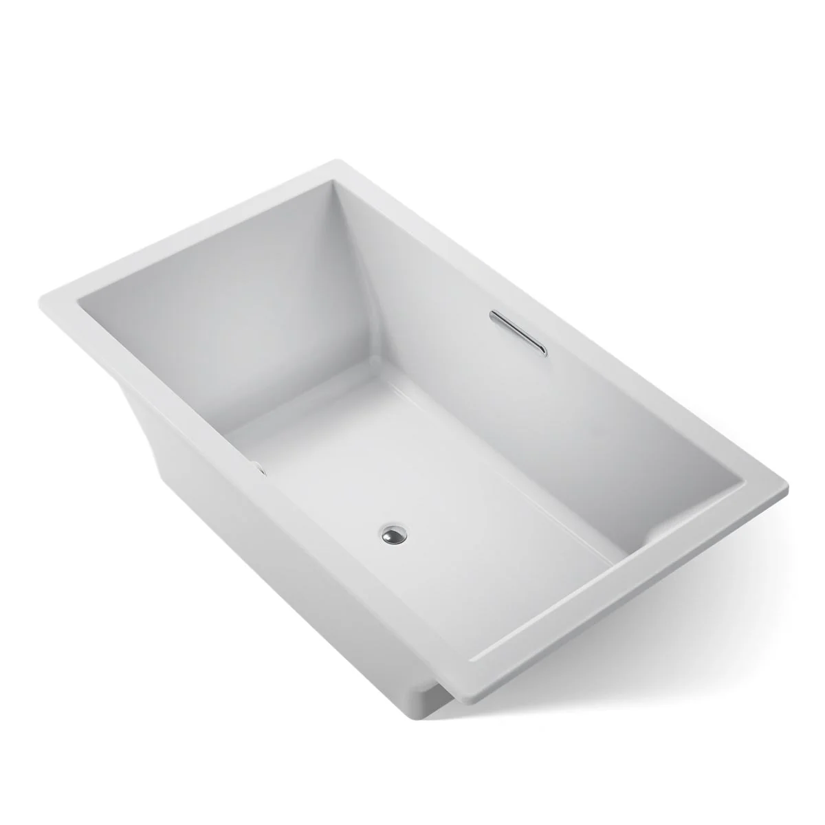 KOHLER K-1137-W1 Underscore 72" x 42" drop-in bath with Bask heated surface - Image 16