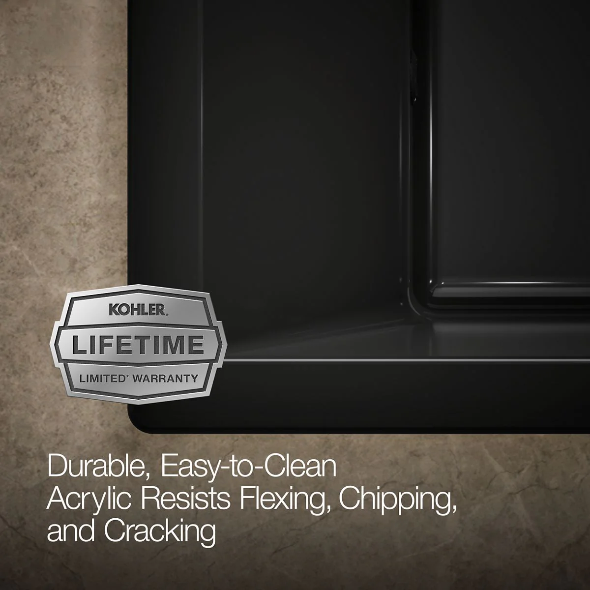 KOHLER K-1174-JH Underscore 72" x 42" drop-in heated whirlpool bath - Image 16