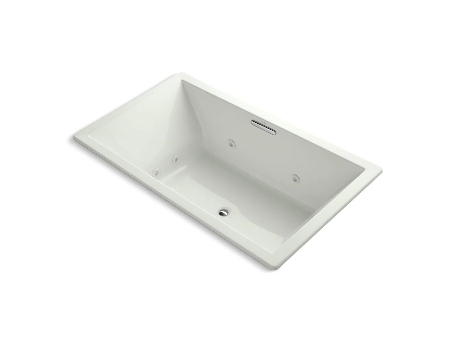 KOHLER K-1174-JH Underscore 72" x 42" drop-in heated whirlpool bath - Image 6