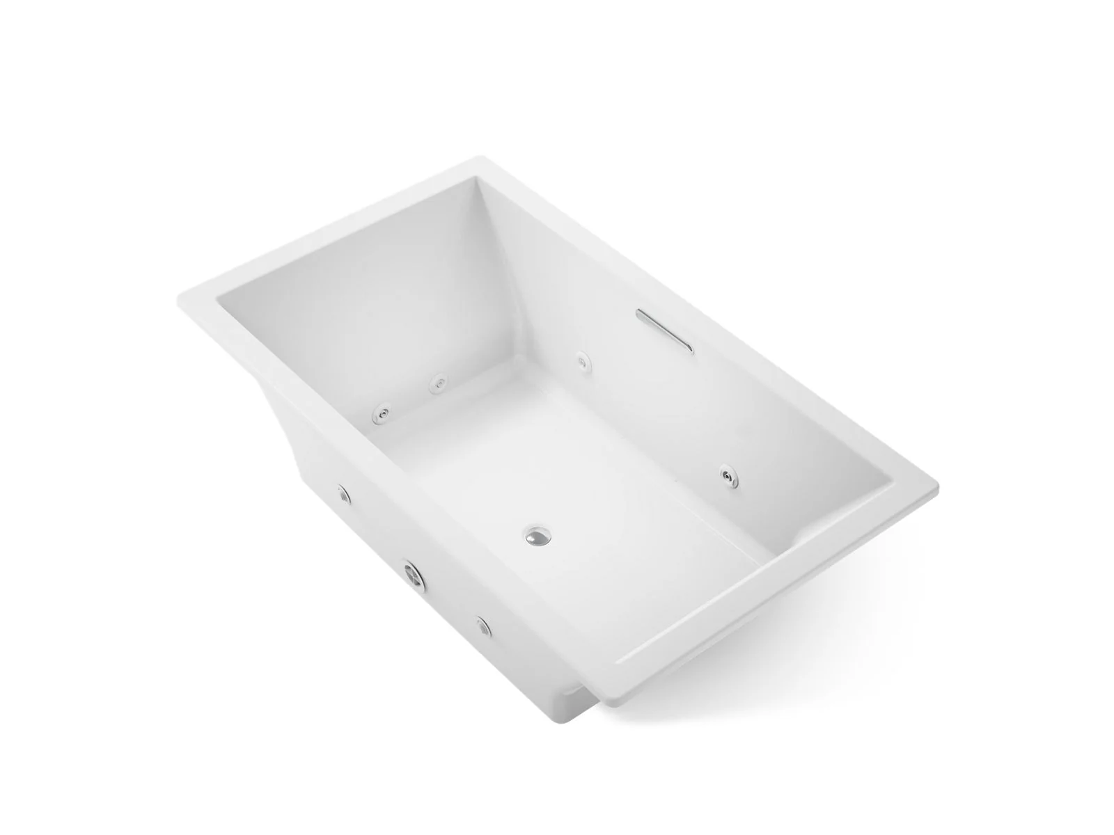 KOHLER K-1174-JH Underscore 72" x 42" drop-in heated whirlpool bath - Image 7