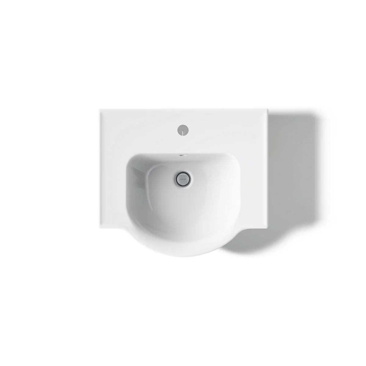 KOHLER K-5247-1 Veer 21" rectangular pedestal bathroom sink - Image 4