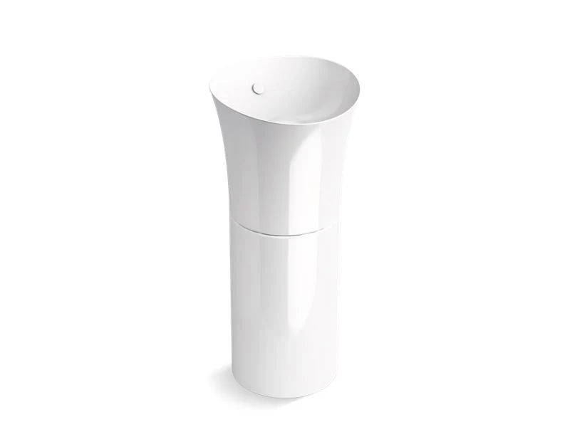 KOHLER K-20701 Veil 16" round pedestal bathroom sink