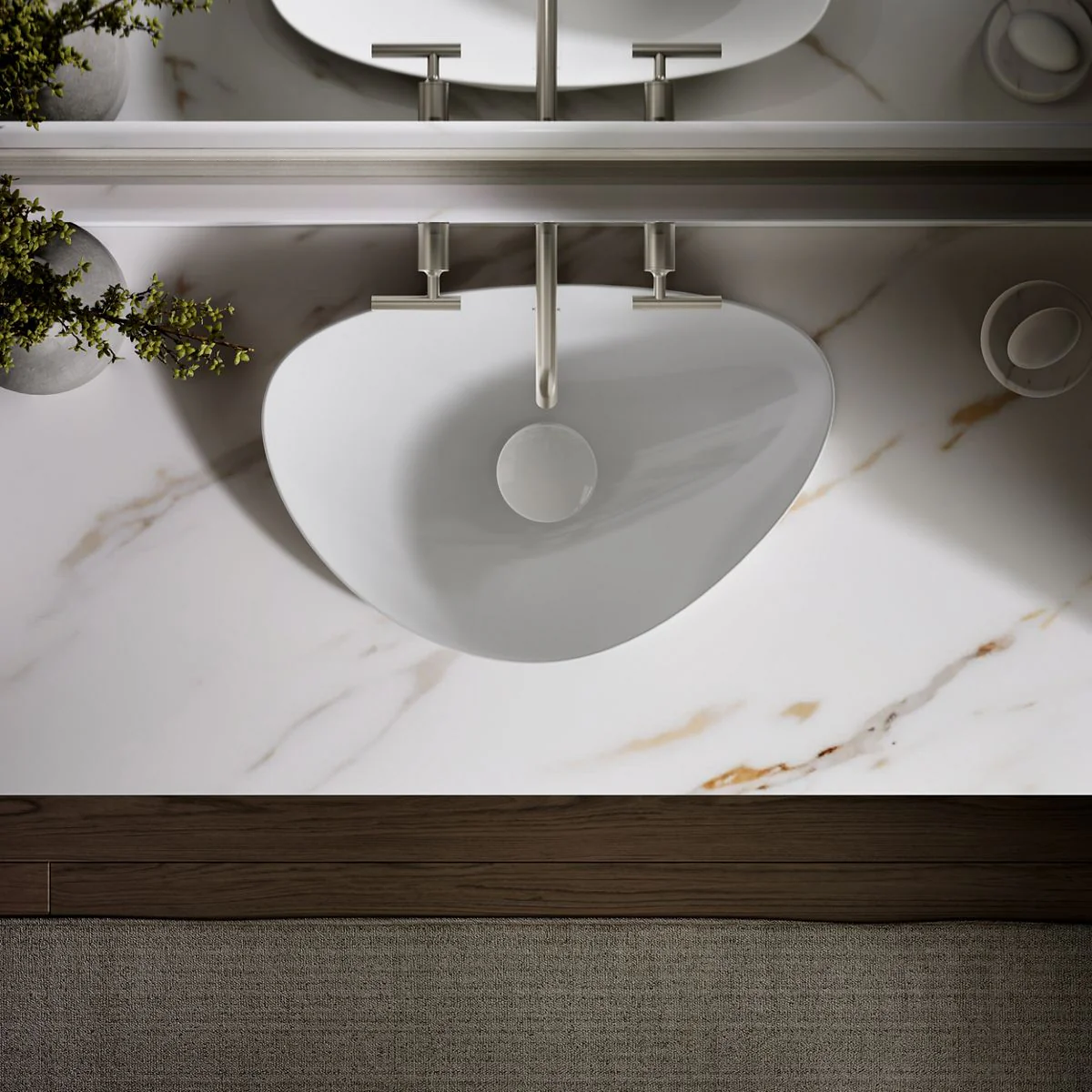 KOHLER K-20704-N Veil 21" oval vessel bathroom sink, no overflow - Image 17