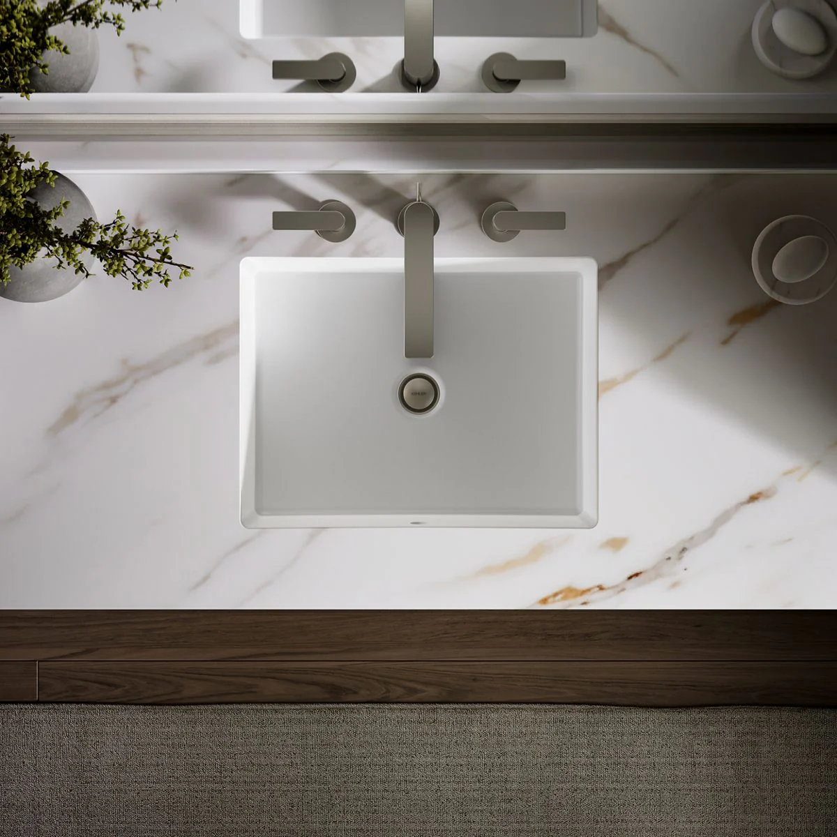KOHLER K-2882 Verticyl 19-3/4" rectangular undermount bathroom sink - Image 43