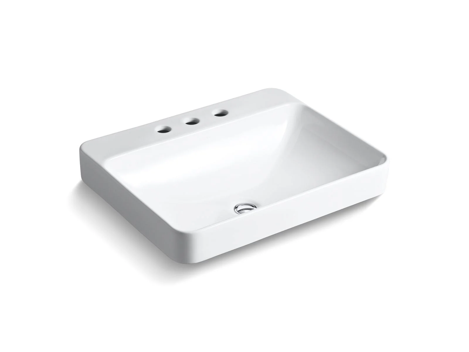 KOHLER K-2660-8 Vox 23" rectangular vessel bathroom sink
