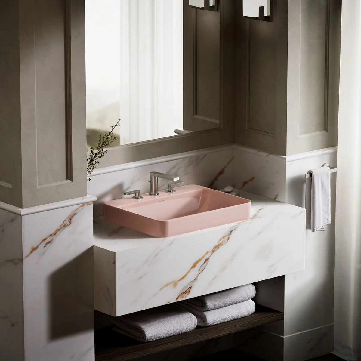 KOHLER K-2660-8 Vox 23" rectangular vessel bathroom sink - Image 10