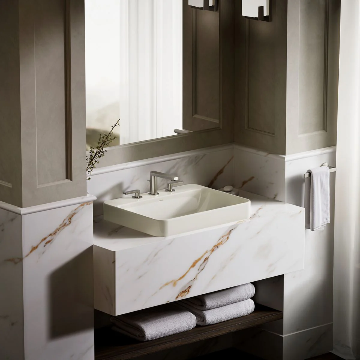 KOHLER K-2660-8 Vox 23" rectangular vessel bathroom sink - Image 20
