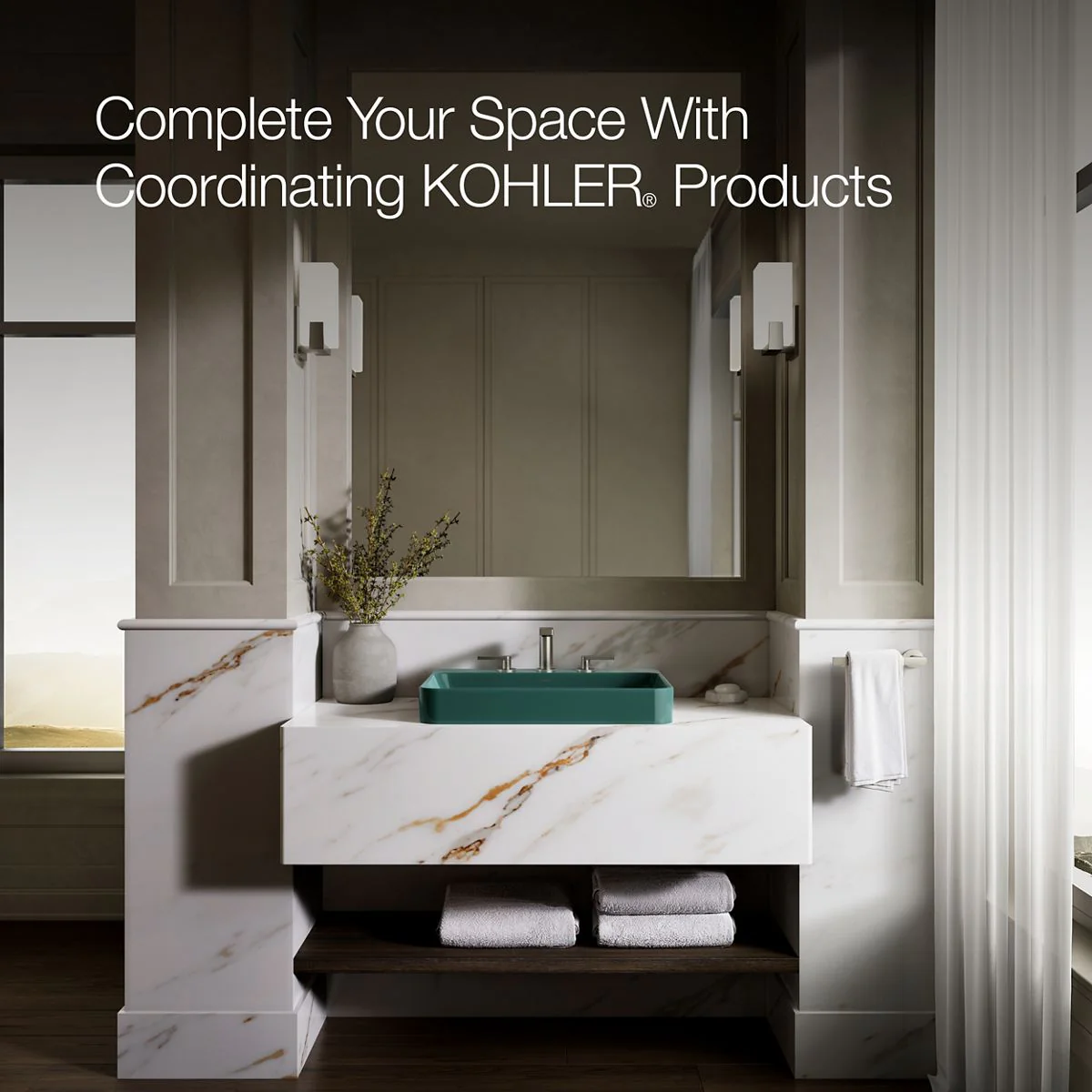 KOHLER K-2660-8 Vox 23" rectangular vessel bathroom sink - Image 36