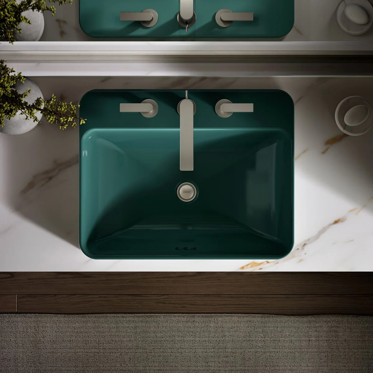 KOHLER K-2660-8 Vox 23" rectangular vessel bathroom sink - Image 37