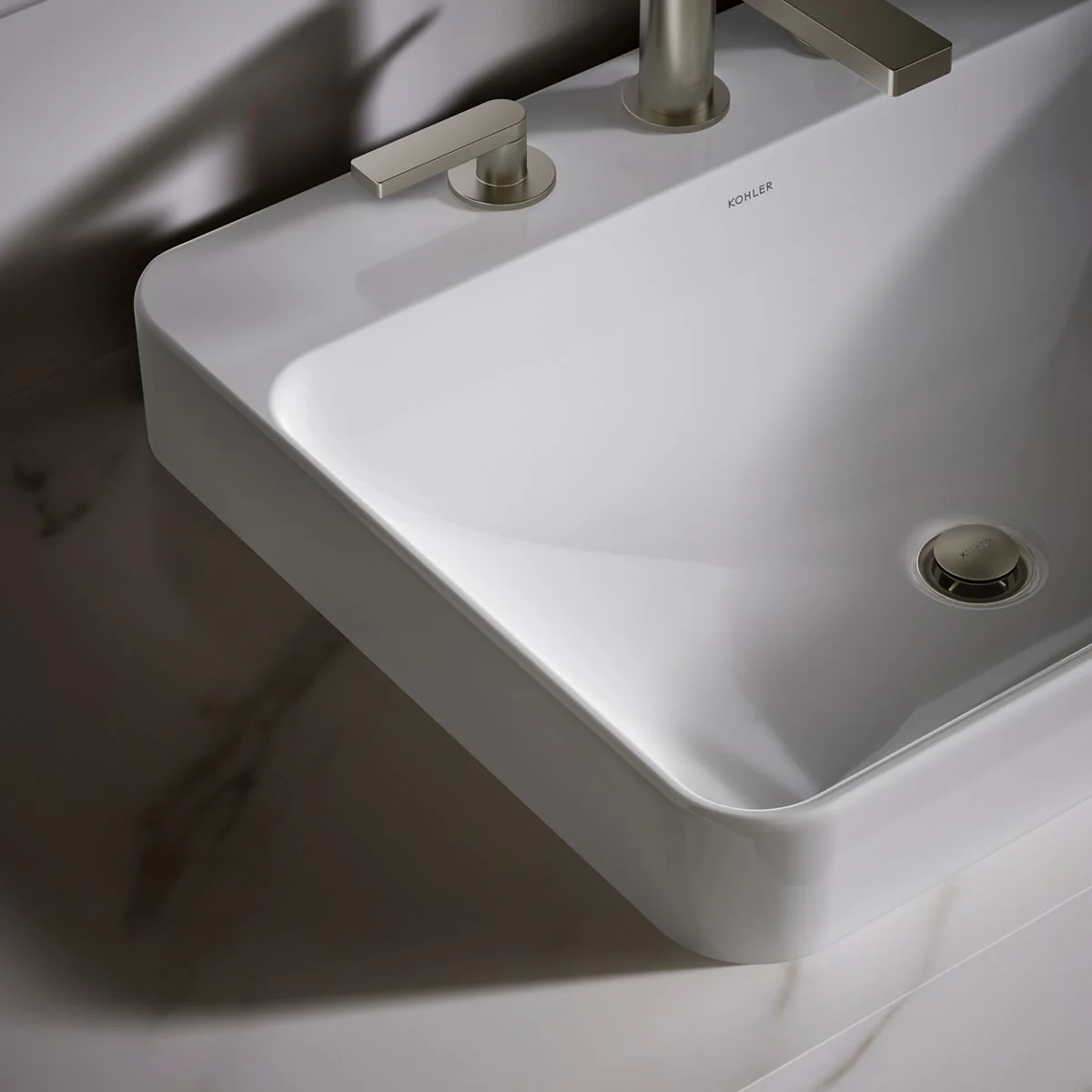KOHLER K-2660-8 Vox 23" rectangular vessel bathroom sink - Image 42