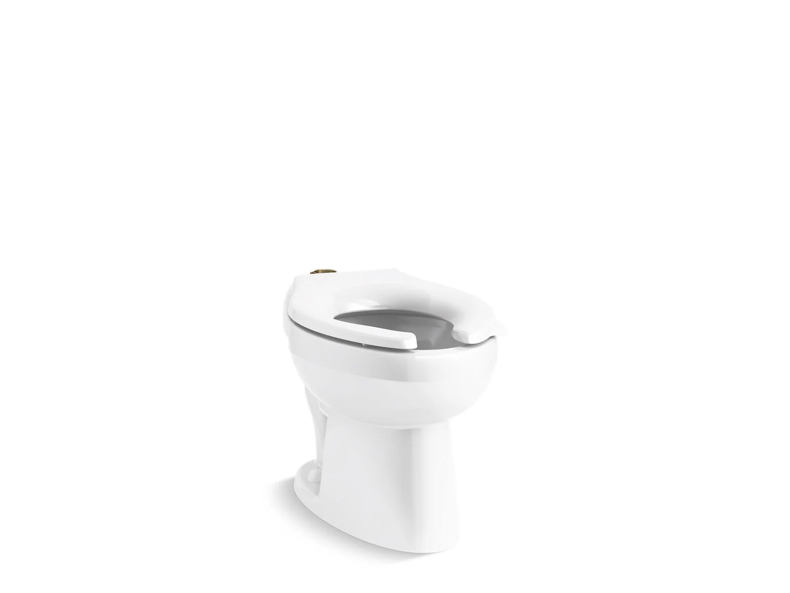 KOHLER K-96053-B Wellcomme Floor-mount top spud flushometer bowl