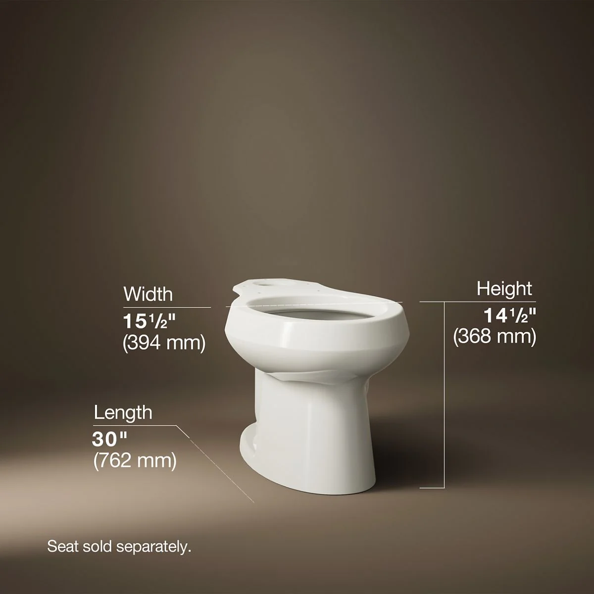 KOHLER K-4198 Wellworth Elongated toilet bowl - Image 17