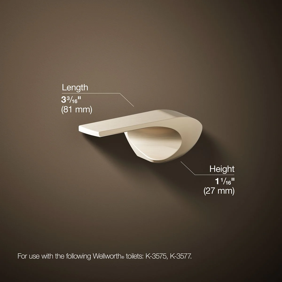 KOHLER K-9380-L Wellworth Left-hand trip lever - Image 21
