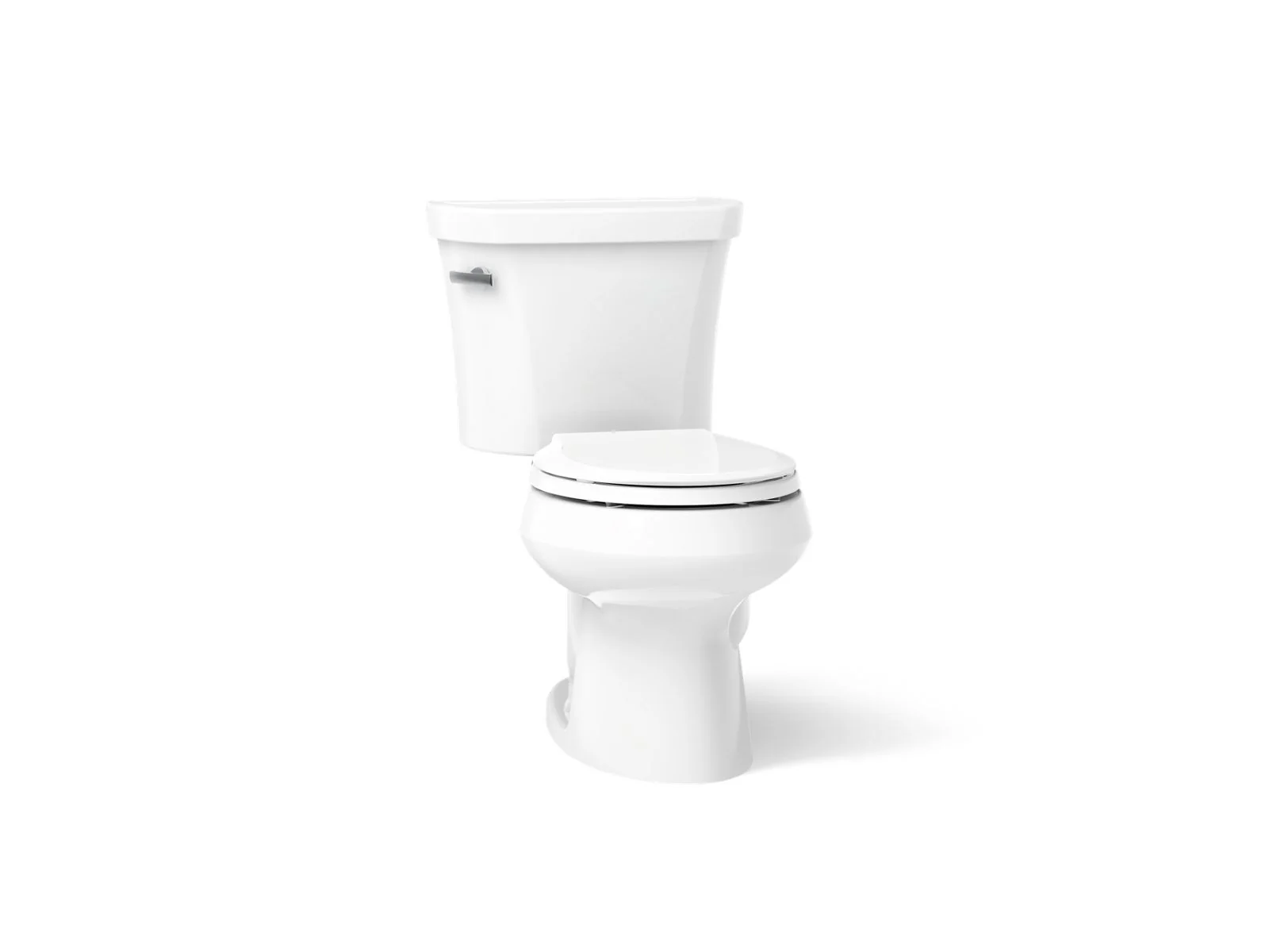 KOHLER K-3947-U Wellworth Two-piece round-front toilet, 1.28 gpf - Image 5